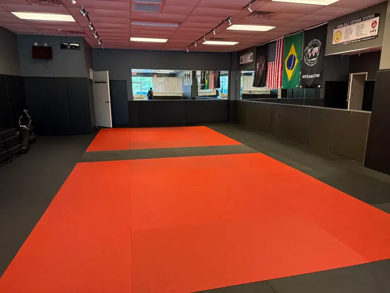 Brazilian Jiu-Jitsu training room at GMA in Gallatin, TN